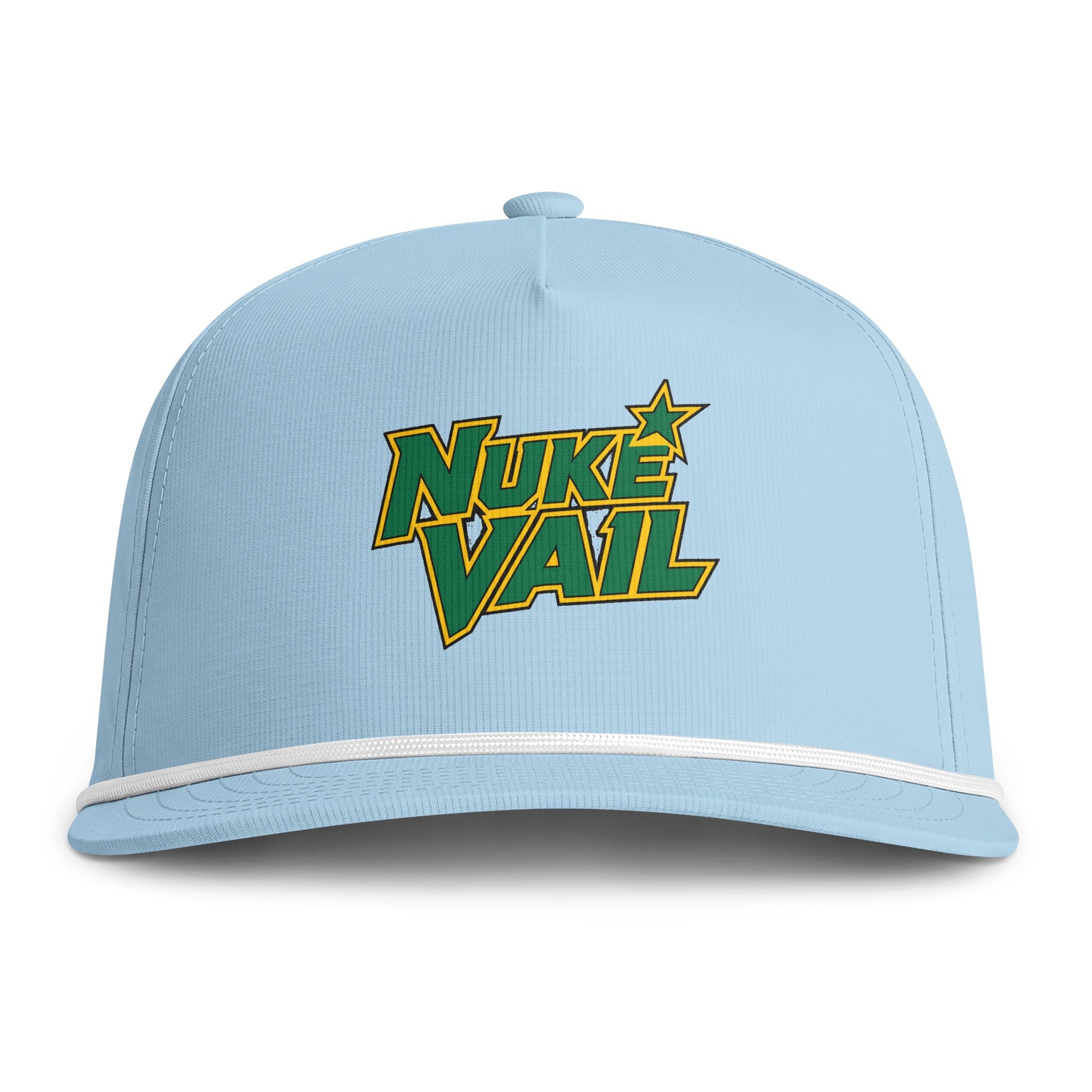 Sunwashed Rope Cap – Nuke Vail Retro Logo Baseball Hat