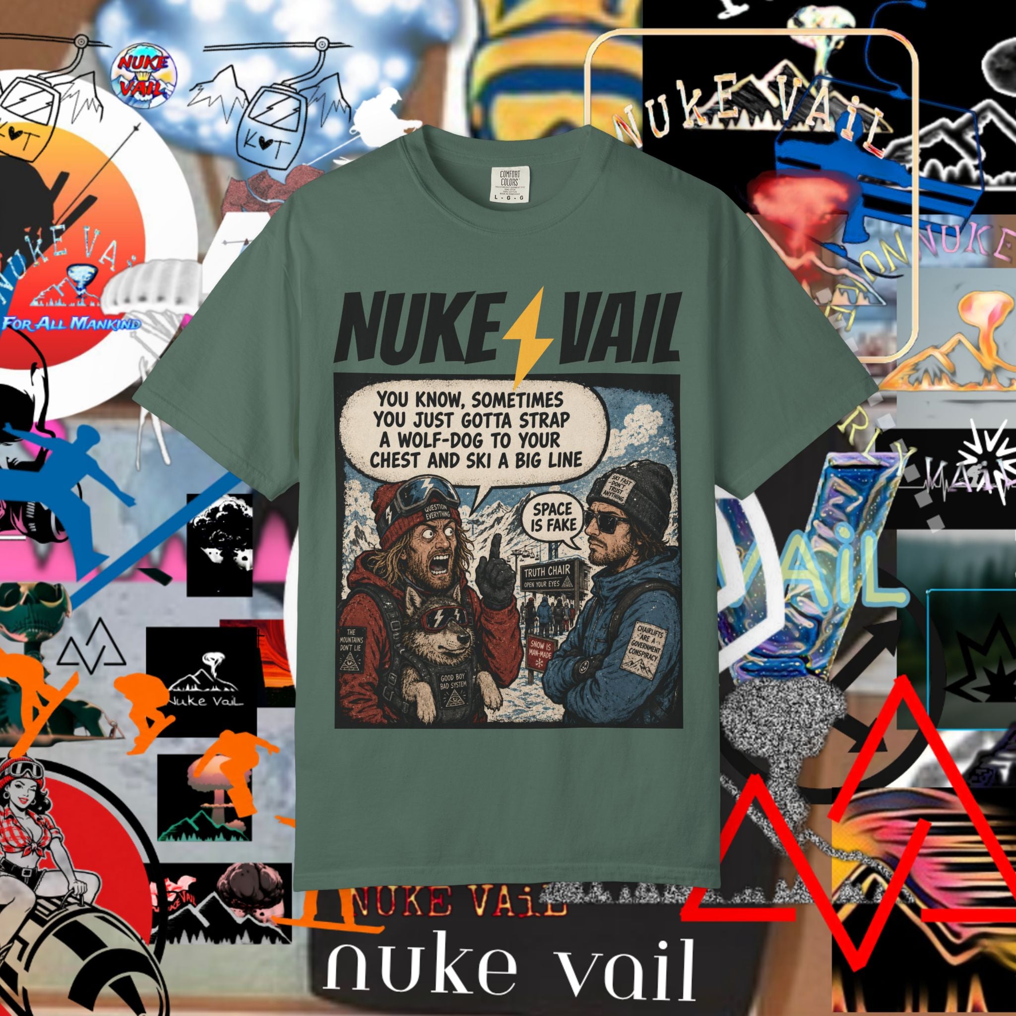 NUKE VAIL - BALLARD OF WOLF-MAN-DOG - SPACE IS FAKE