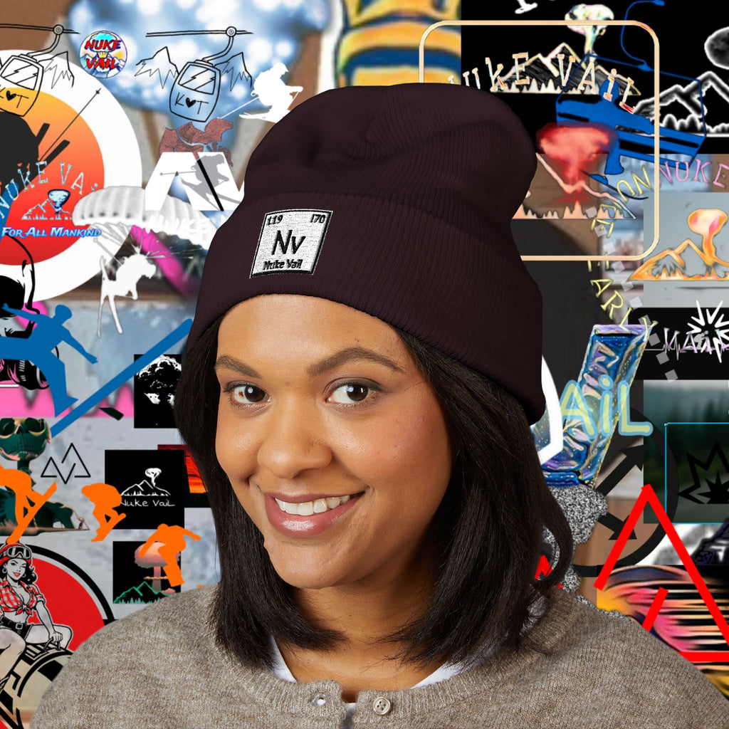 Embroidered Nuke Vail Classic Cuffed Beanie — Element 119