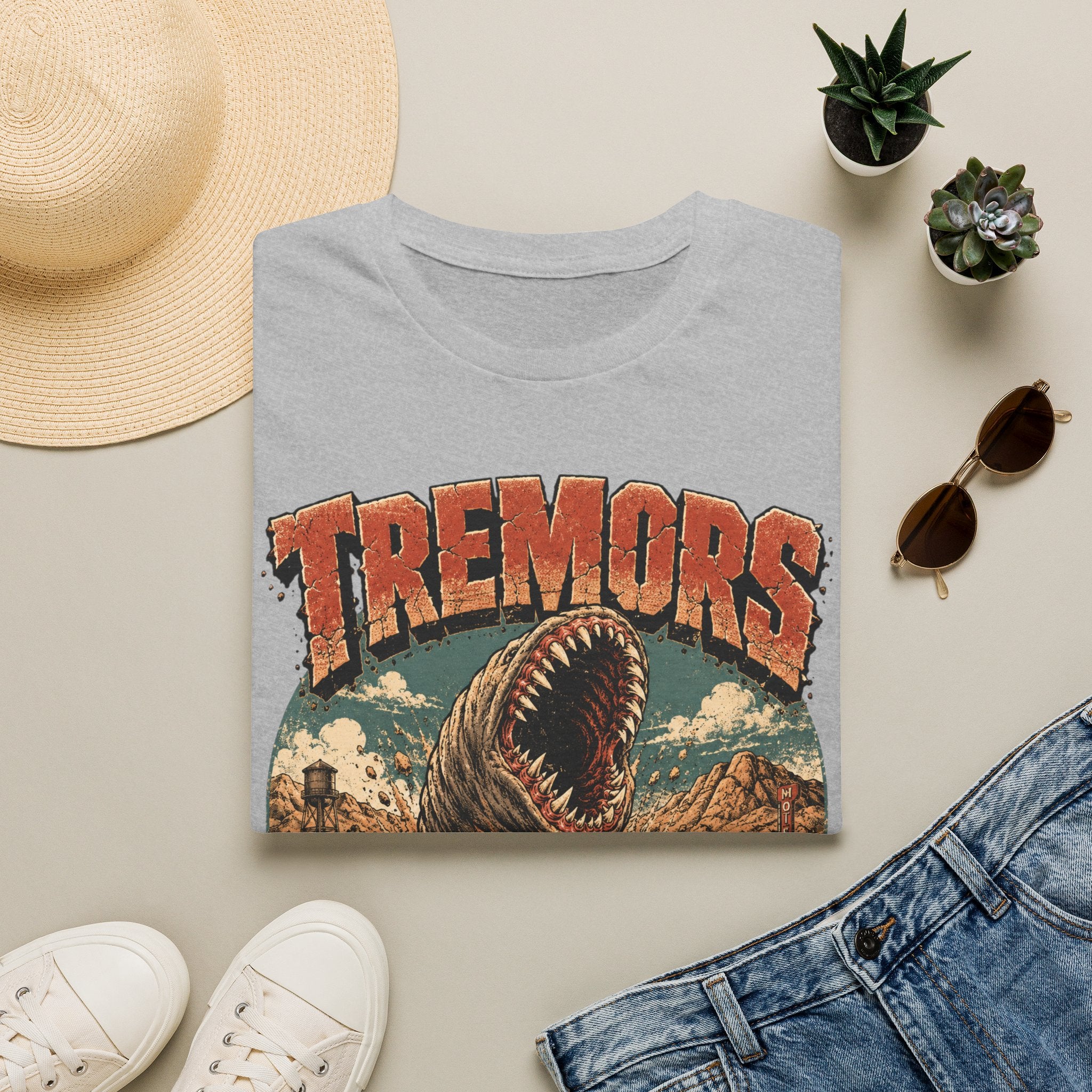 T-Shirt — Tremors Vintage Movie Poster Design - nuke vail collab