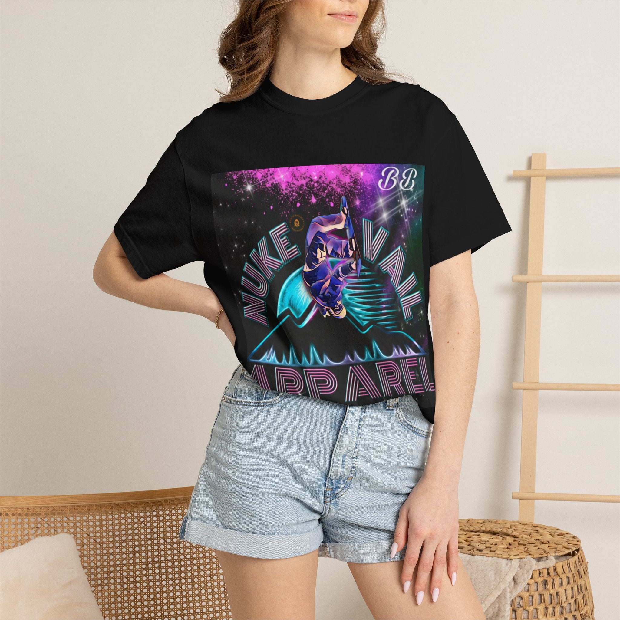 Nuke Vail Retro Vaporwave Ski Tee