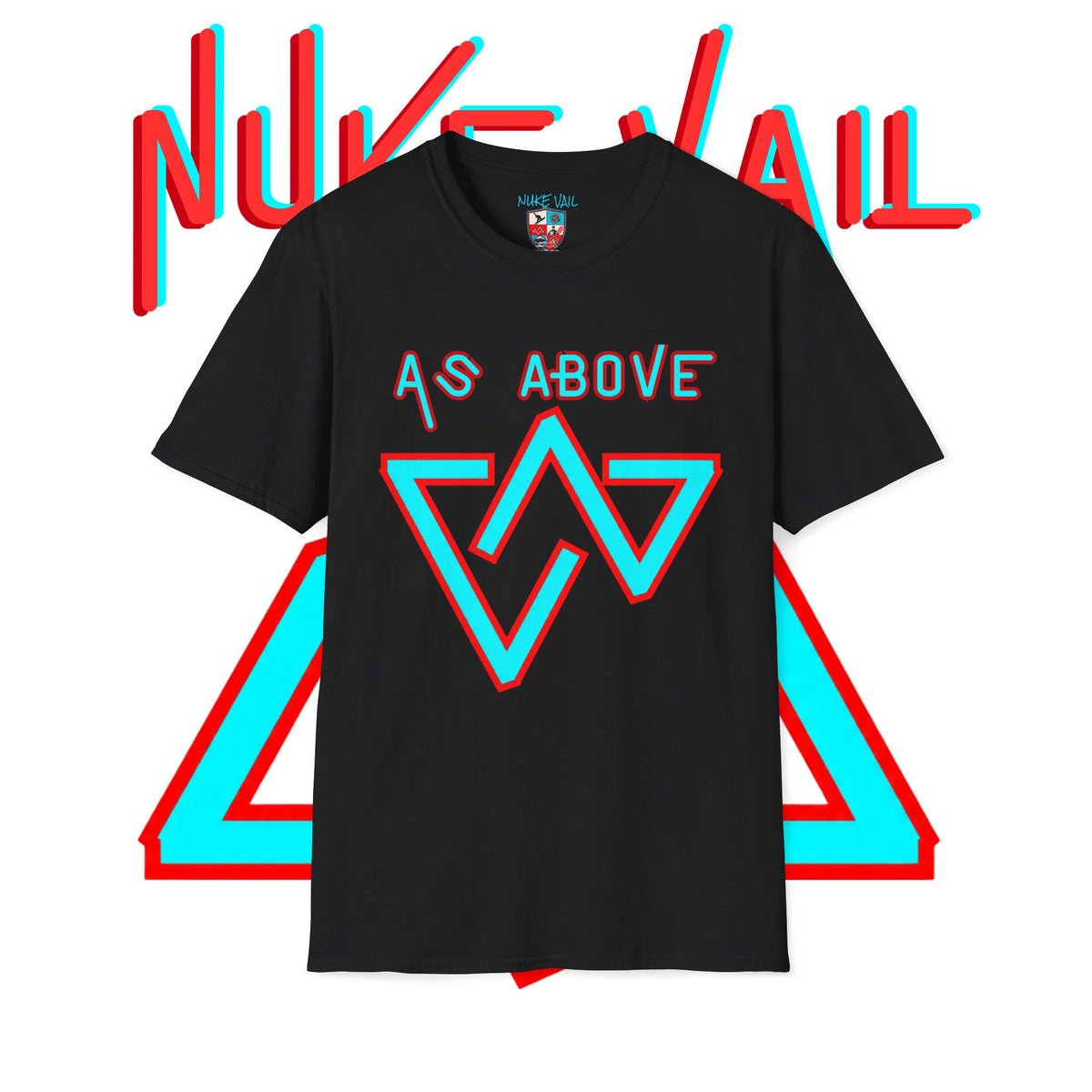 NUKE VAIL - THE ALCHEMIST - AS ABOVE SO BELOW TEE SHIRT
